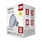 Satco 4.5 Watt MR16 LED - Silver Finish - 3000K - GU5.3 Base - 360 Lumens - 12 Volt - Hologen S11392 - alternate 2